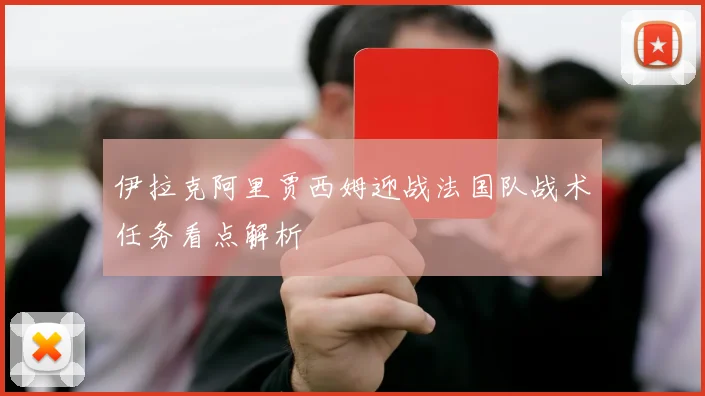 伊拉克阿里贾西姆迎战法国队战术任务看点解析